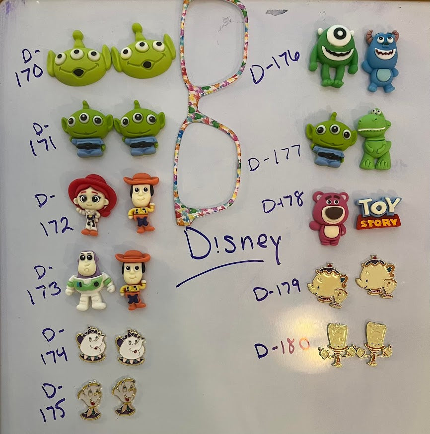 D!sney Inspired Charms D170-D180