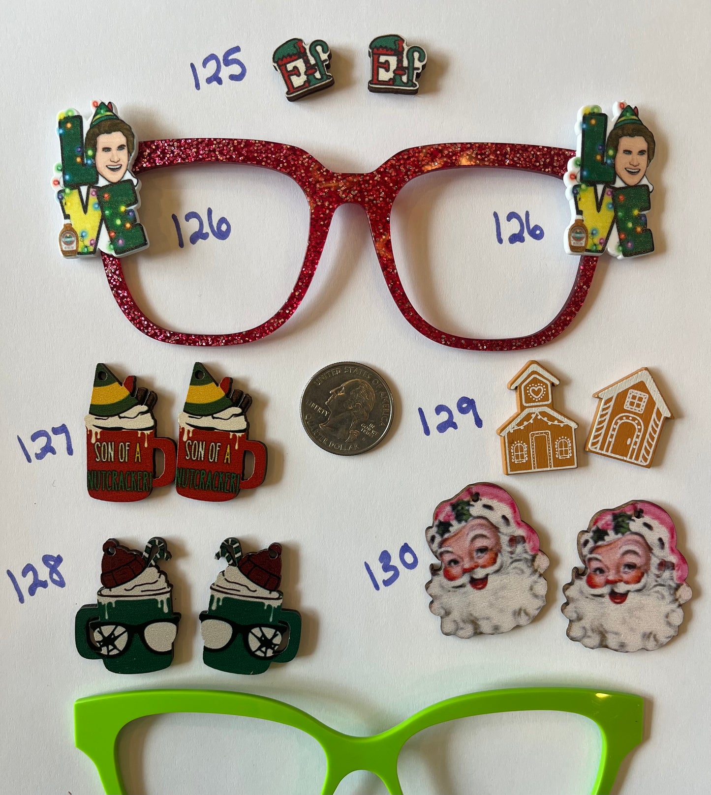 Christmas Charms C125-C130